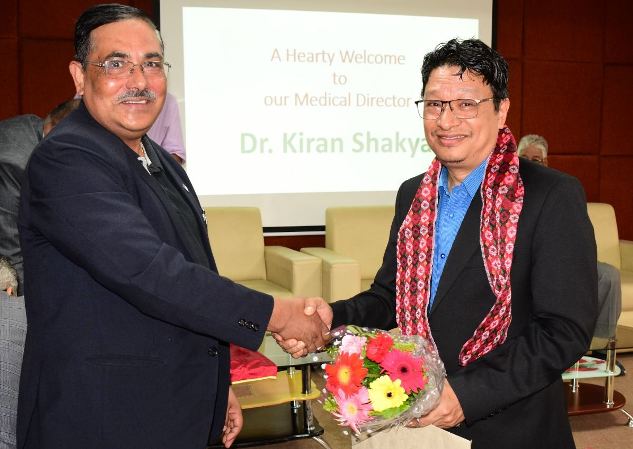 नेपाल आँखा अस्पतालको मेडिकल डाइरेक्टरमा डा.किरण शाक्य नियुक्त