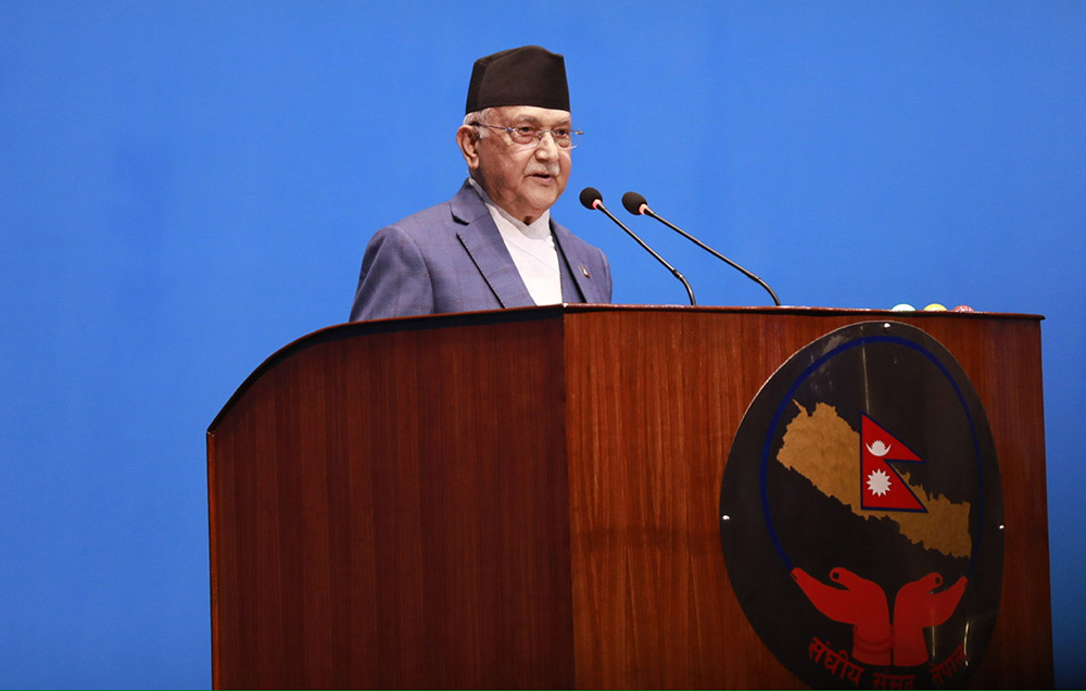 निरोगी नेपाल यो सरकारको मुख्य स्वास्थ्य नीति हुनेछ : प्रधानमन्त्री ओली