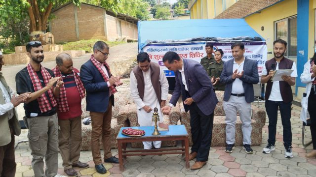 पूर्वी नेपालमा पाठेघर तथा स्तन क्यान्सरको स्क्रिनिङ गर्दै भक्तपुर क्यान्सर अस्पतालको टोली