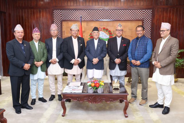 विदुषी योगमाया आयुर्वेद विश्वविद्यालयका पदाधिकारीको सपथ