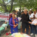 खिर खाने दिनमा नेविसंघ विश्व भाषा क्याम्पसद्धारा रक्तदान कार्यक्रमको आयोजना
