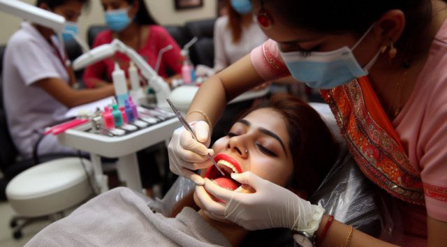 ब्युटिसियनले डेन्टल डाक्टरको काम गर्न थालेपछि………..