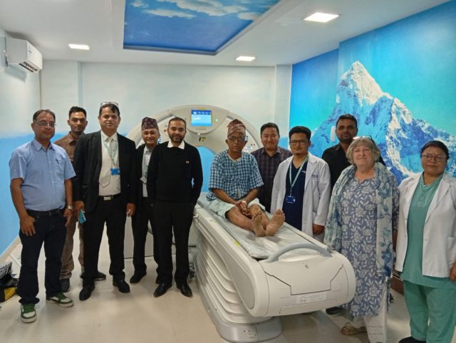 तानसेनको मिसन अस्पतालले पनि ल्यायो सिटिस्क्यान मेसिन, दुई साता पछि सेवा सुरु गर्ने