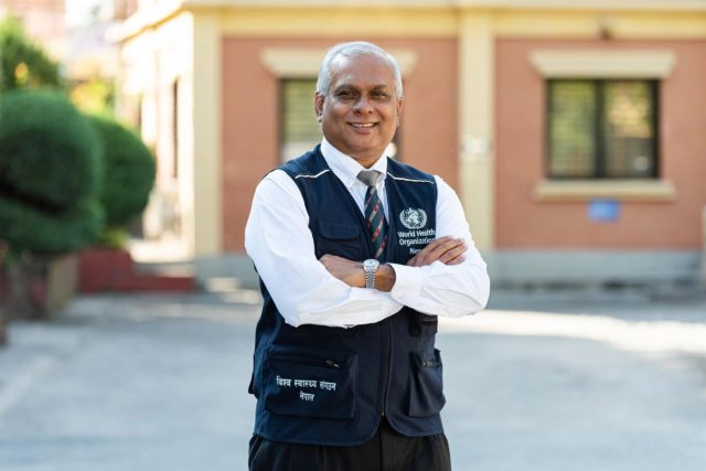 पाँचवर्षे कार्यकाल सकेर विदा हुँदै डब्लुएचओ नेपालका प्रमुख डा. राजेश सम्भाजीराव पाण्डव