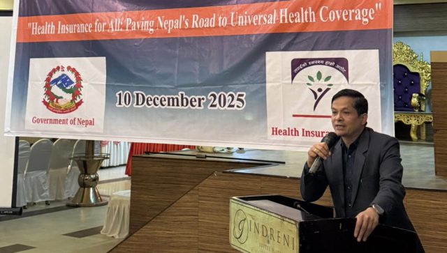 समाजिक स्वास्थ्य सुरक्षाका लागि स्वास्थ्य बीमाको विकल्प छैन : बोर्ड अध्यक्ष थापा