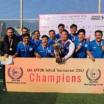 ‘डिफेन्डिङ च्याम्पियन’ एशियन फर्मास्युटिकल्सलाई छैटौँ एपोन फुटसल प्रतियोगिताको उपाधी