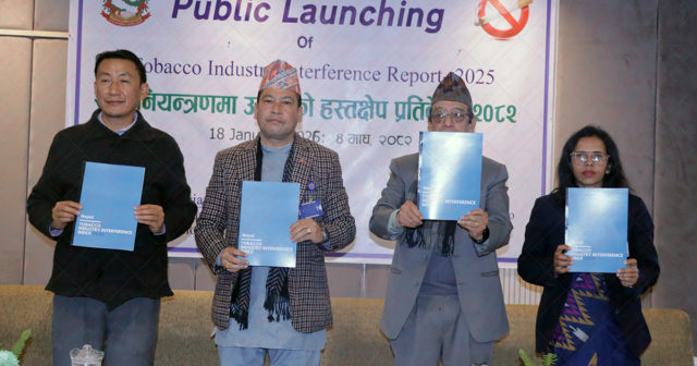 कानून कार्यान्वयनलाई फितलो बनाउने गरी नेपालमा सुर्ती उद्योगको हस्तक्षेप व्याप्त