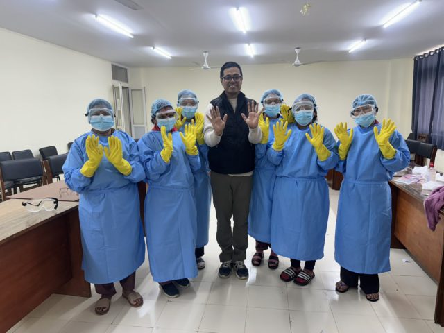 महाराजगञ्ज क्याम्पसका सरसफाईकर्मीलाई ‘व्यावसायिक जोखिम तथा सुरक्षा उपाय’ सम्बन्धी तालीम