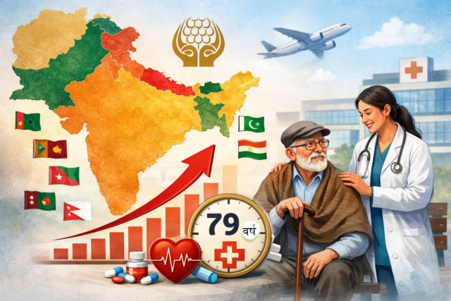 सार्क मुलुकमा औसत आयु बढ्दो क्रममा : माल्दिभ्स पहिलो हुँदा नेपाल पाँचौँ