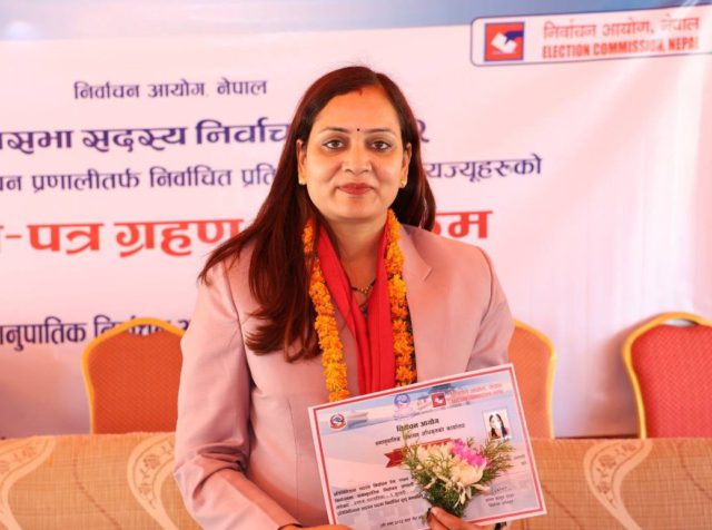 स्वास्थ्य तथा जनसंख्या मन्त्री निशा मेहता