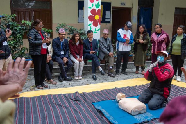 काठमाडौँ महानगरमा प्राथमिक उपचारकर्ता उत्पादन गर्ने तालीम सुरु