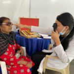 जनभोजन कार्यक्रम स्थलमा आँखा शिविर, १४३ जनामा देखियो मोतिविन्दु