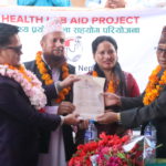 गोरखाका दुई स्वास्थ्यकेन्द्रमा प्रयोगशाला बनाउन प्रेम खत्रीले दिए ८० लाखको उपकरण