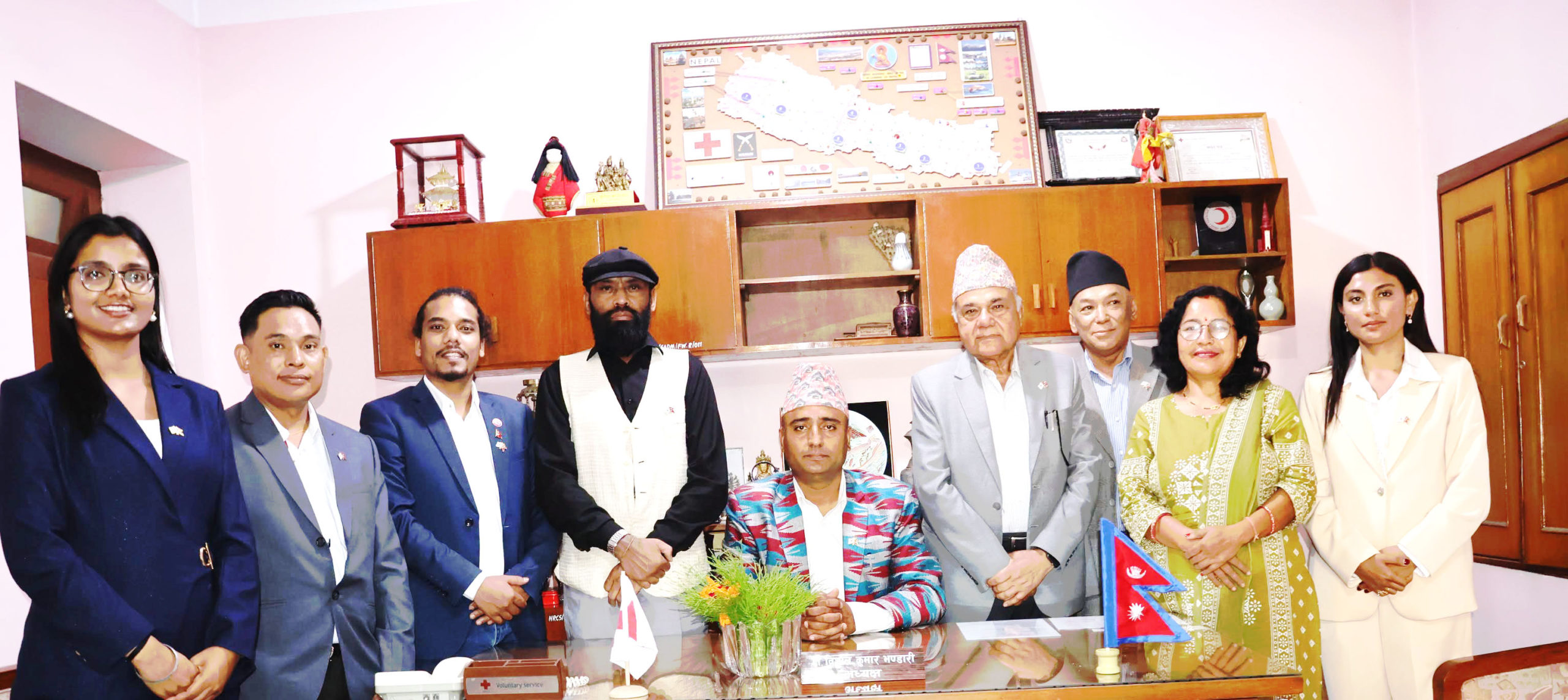 नेपाल रेडक्रस सोसाइटीको नवगठित तदर्थ समितिले कार्यभार सम्हाल्यो
