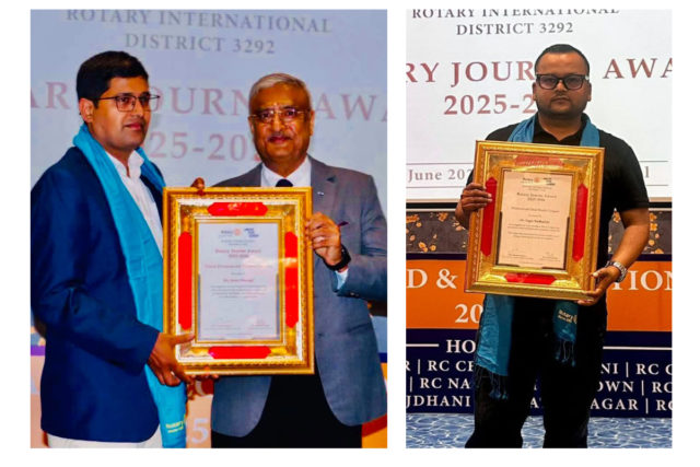 स्वास्थ्य पत्रकार ढुंगेल र बुढाथोकीसहित सात जनालाई यस वर्षको ‘रोटरी जर्नो अवार्ड’