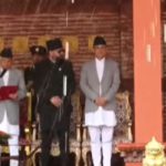 गृहमन्त्री गुरुङ र विज्ञान प्रविधि मन्त्री पुनले लिए शपथ