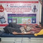 प्रेमसागरले मुगु पुगेर गरे आफ्नो १८७ औँ पटकको रक्तदान