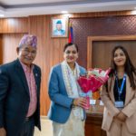 स्वास्थ्य मन्त्री मेहता र ललितपुरका मेयर महर्जनबीच भेटघाट, स्वास्थ्य क्षेत्रबारे छलफल