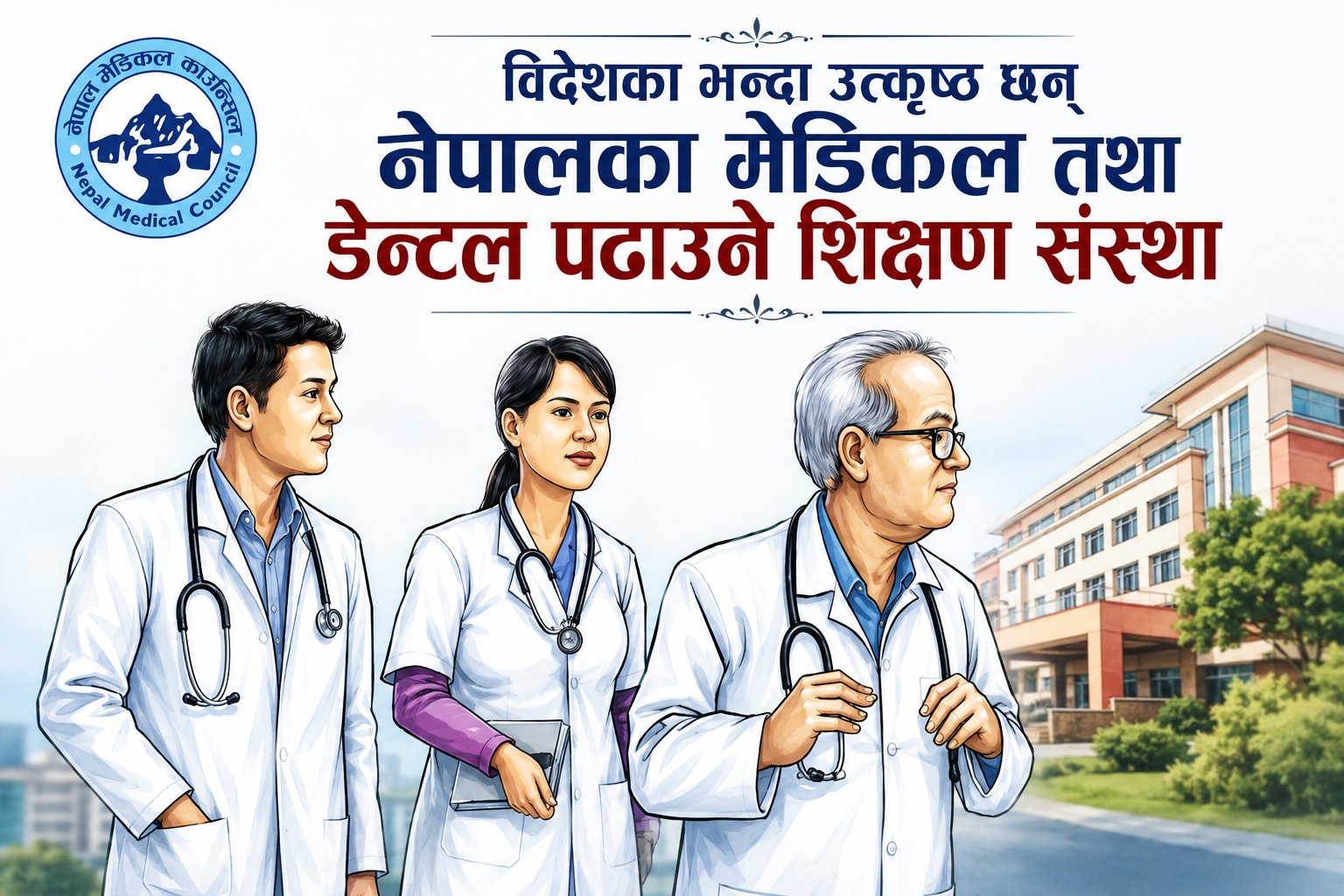 विदेशका भन्दा उत्कृष्ठ छन् नेपालका मेडिकल तथा डेन्टल पढाउने शिक्षण संस्था