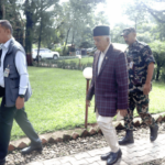 भोटेकोशी बाढी प्रभावित क्षेत्रमा पुगे राष्ट्रपति पौडेल