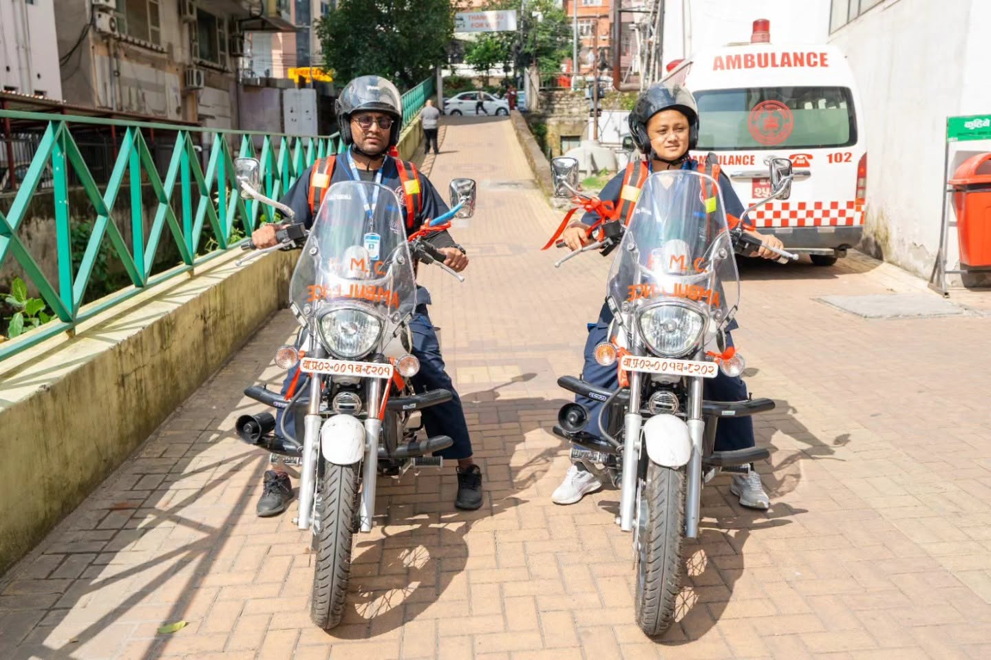 काठमाडौँ महानगरपालिकाद्धारा बाइक एम्बुलेन्स सेवा प्रारम्भ
